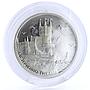 Cameroon 500 francs Crimean Swallow's Nest Palace Birds Ship silver coin 2021