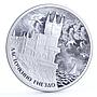 Cameroon 500 francs Crimean Swallow's Nest Palace Birds Ship silver coin 2021