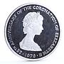Turks and Caicos 25 crowns The Griffin of Edward III proof silver coin 1978