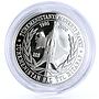 Turkmenistan 500 manat 5 Years of Neutrality of Turkmenistan silver coin 2000