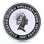 Cook Islands 2 dollars Literature Adventures of Sherlock Holmes silver coin 2007