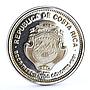 Costa Rica 300 colones Founding of Alajuela Gregorio Ramirez silver coin 1981