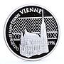 France 100 francs European Heritage Vienna's St. Stephan Church silver coin 1996