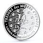 France 10 francs Painter Albert Durer Autoportrait Art proof silver coin 1997