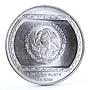 Mexico 5 pesos Precolombina series Bajo de el Tajin silver coin 1993