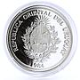 Uruguay 2000 pesos XXI BID Governors Assembly National Symbols silver coin 1984