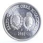 Uruguay 100 pesos Salto Grande Dam silver coin 1981