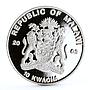 Malawi 10 kwacha Athens Olympic Games series Rowing Pair proof silver coin 2003