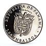 Panama 1 balboa Seoul Olympic Summer Games series Gymnastics CuNi coin 1988