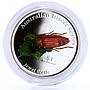 Cook Islands set of 5 coins Australian Insect Series colored silver coins 2000
