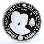 Spain 10000 pesetas 300th Anniversary of Bourbon Family proof silver coin 1998