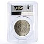 Czechoslovakia 100 korun Engineer Viktor Kaplan MS66 PCGS silver coin 1976