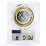 Mexico 100 pesos Numismatic Heritage Oaxaca 1916 PL70 PCGS bimetal coin 2014