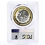 Mexico 100 pesos Numismatic Heritage Villa 1914 PL70 PCGS bimetal coin 2014