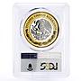 Mexico 100 pesos Numismatic Heritage 1804 8 Reales PL69 PCGS bimetal coin 2012