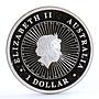 Australia 1 dollar Australian Opal series The Koala Fauna silver coin 2012