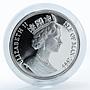 Isle of Man, 1 crown, British Blue cat, silver, proof, coin 1999