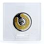 Congo 500 francs Good Luck Horseshoe gilded silver coin 2014