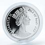 Isle of Man, 1 crown, Persian cat, silver, proof, coin 1989