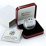 Isle of Man, 1 crown, Persian cat, silver, proof, coin 1989