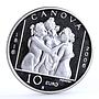 San Marino 10 euro 190th Birth of the Sculptor Antonio Canova silver coin 2006