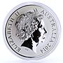 Australia 1 dollar Endangered Wildlife Saltwater Crocodile silver coin 2014