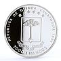 Equatorial Guinea 7000 francos Football World Cup in Italy silver coin 1991