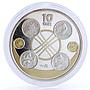 Kyrgyzstan 10 som 10th Anniversary of National Currency proof silver coin 2003