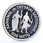 Lithuania 50 litu Settling down of Karaims Tartars silver coin 1997