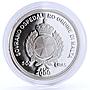 Malta 500 liras Order Grand Harbour Ship silver coin 2000
