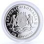 Somali 250 shillings The Pilgrim Fathers Mayflower Ship silver coin 2002