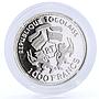 Togo 1000 francs Preussen German Sailing Ship Clipper proof silver coin 2001