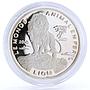 Togo 1000 francs Wildlife World Fund African Lion Fauna proof silver coin 2000