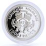 Togo 1000 francs Wildlife World Fund African Lion Fauna proof silver coin 2000