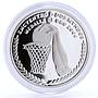 Argentina 25 pesos Beijing Olympic Games Basketball proof silver coin 2007