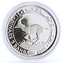 Bahrain 5 dinars World Wildlife Fund series Gazelle silver coin 1986