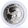 Bahrain 5 dinars World Wildlife Fund series Gazelle silver coin 1986