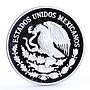 Mexico 5 pesos 2006 World Cup Soccer Games Football proof silver coin 2006