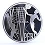 Peru 1 sol Olympic Sports Games Volleyball proof silver coin 2007