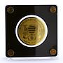 Chad 5000 francs Endangered Wildlife South African Springbok gold coin 2020