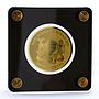 Chad 5000 francs Endangered Wildlife American Buffalo Bull gold coin 2019