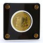 Chad 5000 francs Endangered Wildlife American Buffalo Bull gold coin 2019