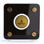 Chad 3000 francs Culture Heritage Dresdner Zwinger Palace gold coin 2020