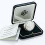 Moldova 50 lei Paeonia Peregrina Flower Flora proof silver coin 2014