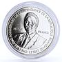 Rwanda 1000 francs 25 Years of the National Bank Finances silver coin 1989