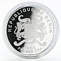 Benin 1000 francs Russian Winter colored proof silver coin 2020