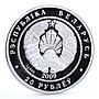 Belarus 20 rubles Endangered Wildlife Squirrel Fauna proof silver coin 2009