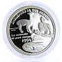 Peru 1 sol Ibero American series II Environmental Protection silver coin 1994