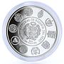 Peru 1 sol Ibero-American series Indians Sailing Moche Ceramic silver coin 2002