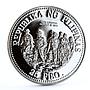 Philippines 25 pisos General Douglas McArthur silver coin 1980